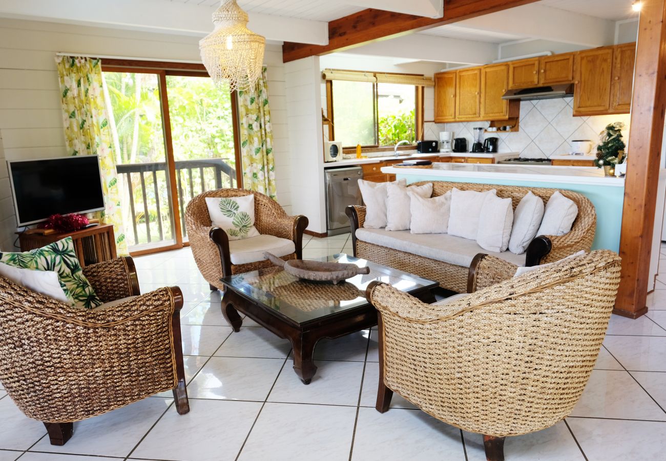 Villa à Maharepa - #2 Beach Villa Bliss by TAHITI VILLAS