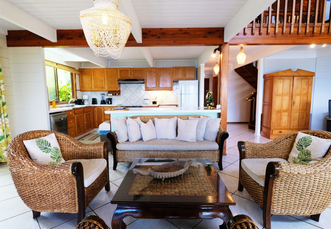 Villa à Maharepa - #2 Beach Villa Bliss by TAHITI VILLAS