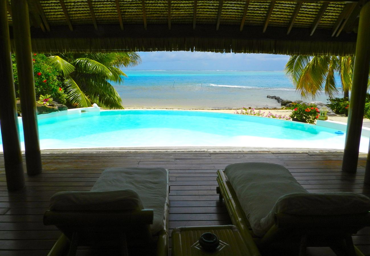 Villa à Maharepa - #1 Beach Villa Bliss by TAHITI VILLAS