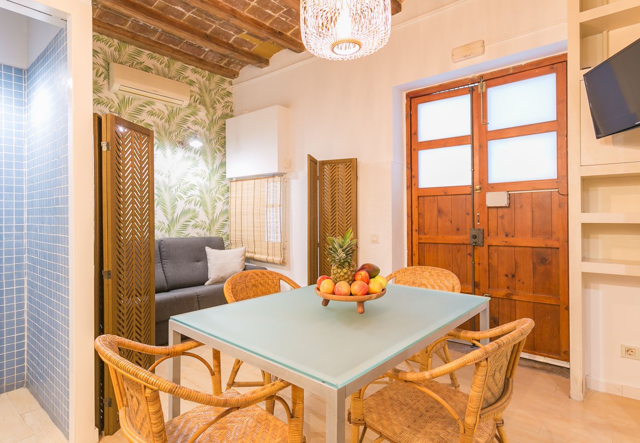 intérieur d'un appartement 1 chambre à 2 minutes de la plage de la Barceloneta
